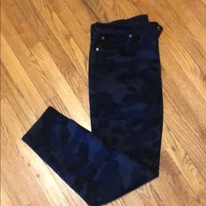 Camo super skinny jeans